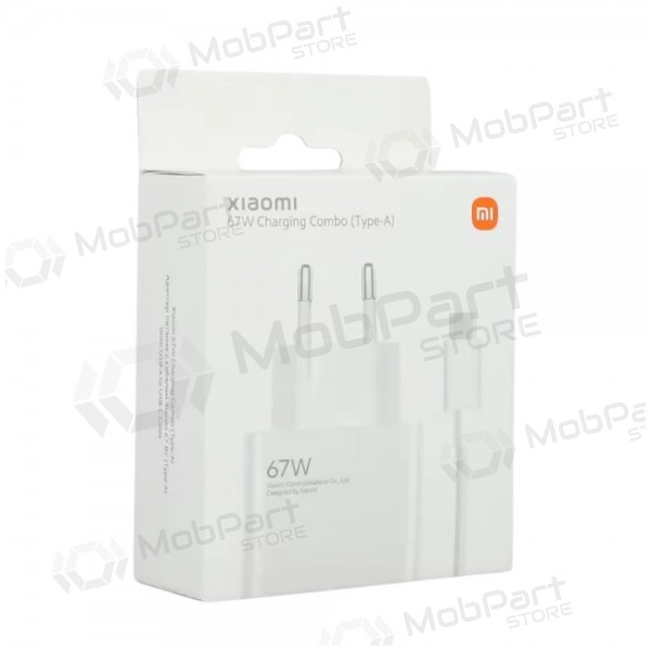 Telefoonoplader Xiaomi HyperCharge Combo BHR9465EU 67 W USB-A USB-C wit