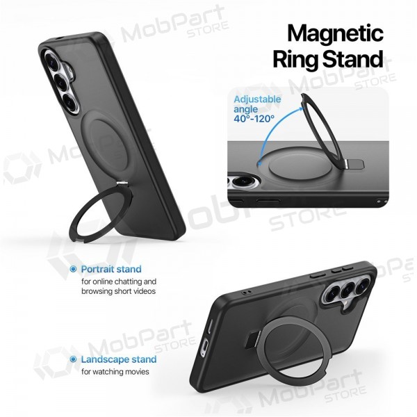 Samsung Galaxy S26 hoesje - Dux Ducis Yind Magnetic Stand (zwart)
