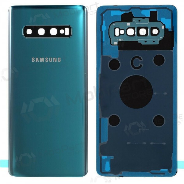 Samsung G975 Galaxy S10 Plus achterkant groen (Prism Green) (gebruikt grade A, origineel)