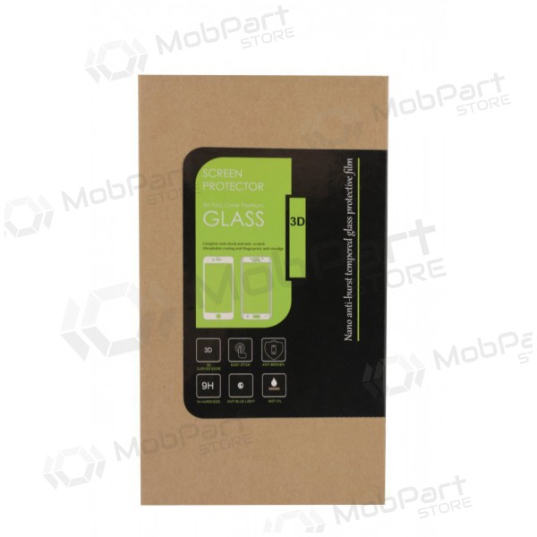 Samsung G998 Galaxy S21 Ultra 5G lenktas zwart gehard glas screenprotector 