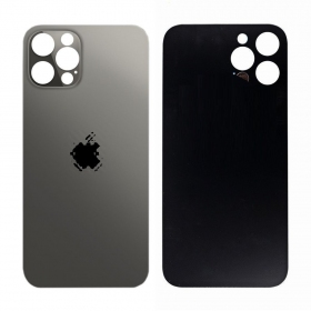 Apple iPhone 12 Pro achterkant (zwart) (grotere uitsparing voor camera)
