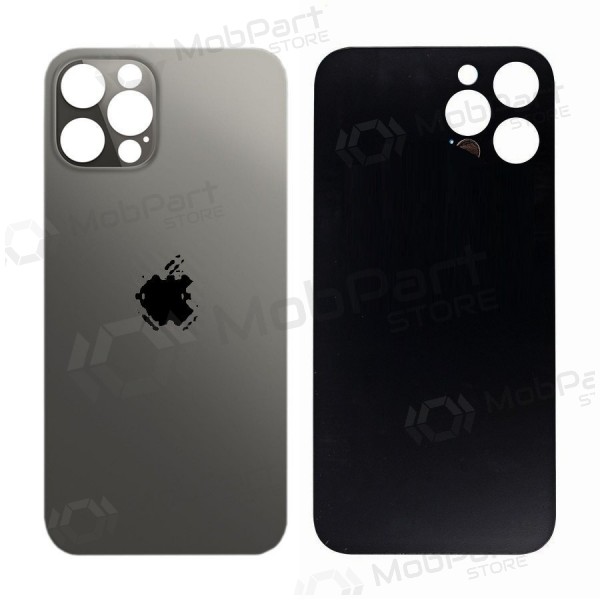 Apple iPhone 12 Pro achterkant (zwart) (grotere uitsparing voor camera)