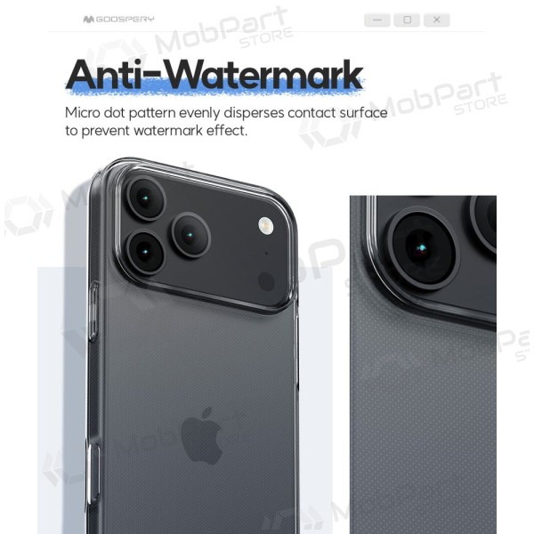 Apple iPhone 15 Plus hoesje "Mercury Jelly Clear" (transparant)