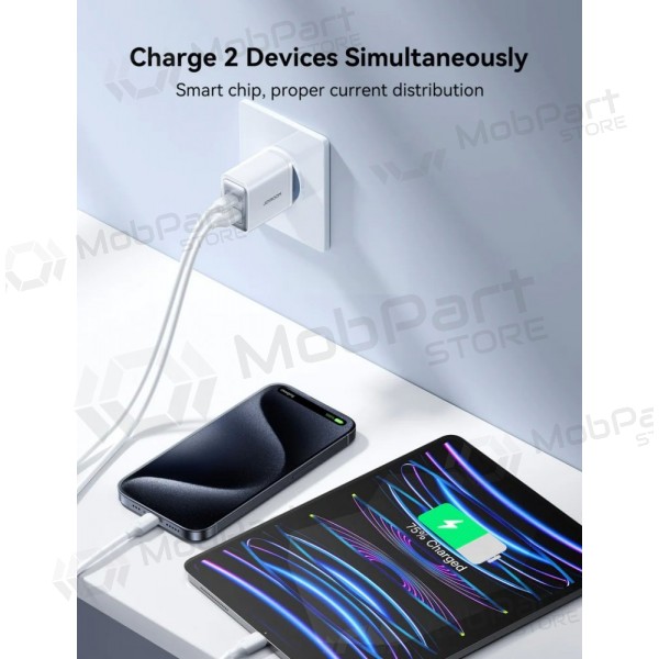 Lader Joyroom JR-TCF15 USB-C/USB-A 30W wit
