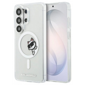 Samsung Galaxy S26 Ultra hoesje - Karl Lagerfeld IML Choupette Peekaboo Logo Magnetic (transparant)