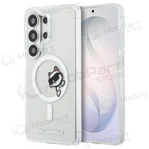 Samsung Galaxy S26 Ultra hoesje - Karl Lagerfeld IML Choupette Peekaboo Logo Magnetic (transparant)