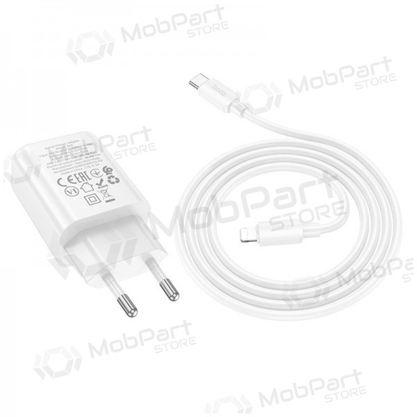 Lader Hoco N60 20W GaN USB-C + USB-C to Lightning cable 1.0m wit