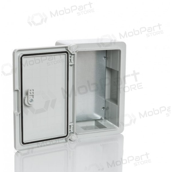 Plastikinė dėžė Plastim PP3010 (700x500x250, grijs, IP65, IK08)