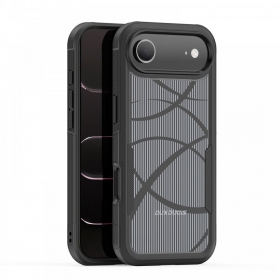 Apple iPhone Air hoesje - Dux Ducis Shld - zwart (Rhythm Pattern)