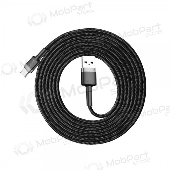 USB-kabel Baseus Cafule USB-C 2.0m 2.0A (grijs-zwart) CATKLF-CG1