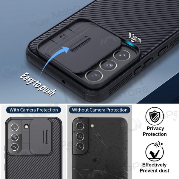 Samsung Galaxy S23 FE hoesje „Nillkin CamShield Pro“ (zwart)