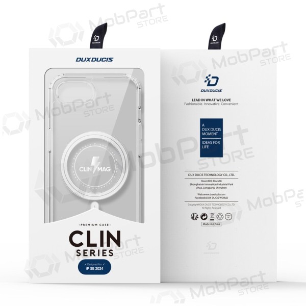 Apple iPhone 16e, 17e hoesje - Dux Ducis Clin Magsafe (transparant)