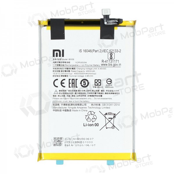 Xiaomi Redmi 9A, Redmi 9C batterij, akumuliatorius (BN56) (origineel)