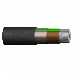 Stroomkabel Prysmian Group AXPK-PE 4x16 mm² aluminium XLPE CPR Eca 0.6/1 kV