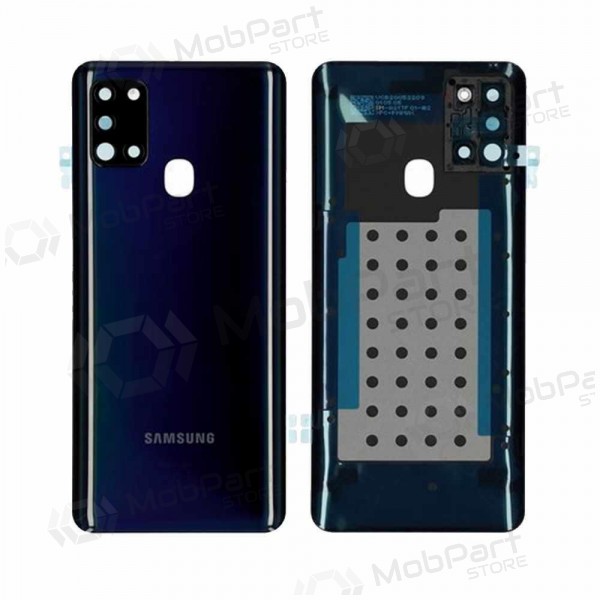 Samsung A217 Galaxy A21s 2020 achterkant (zwart) (gebruikt grade B, origineel)