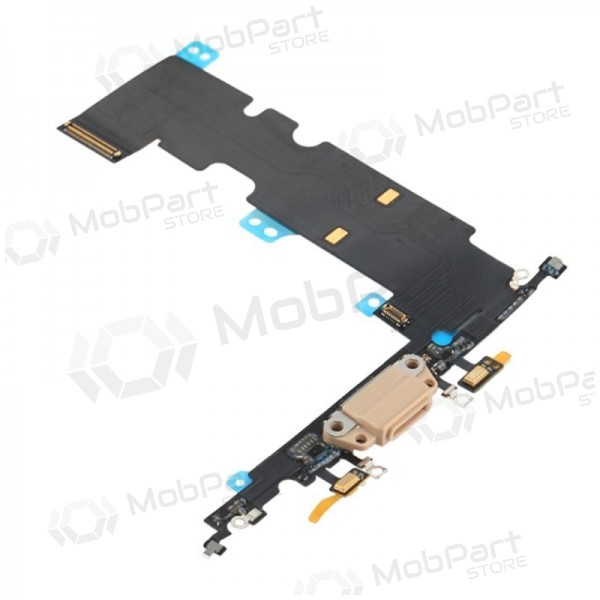 Apple iPhone 8 Plus oplaadconnector en microfoon (gouden) (gebruikt, origineel)