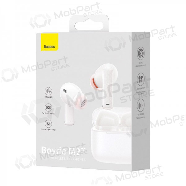 Draadloze handsfree Baseus Bowie M2+ NGTW190002 (Wit)