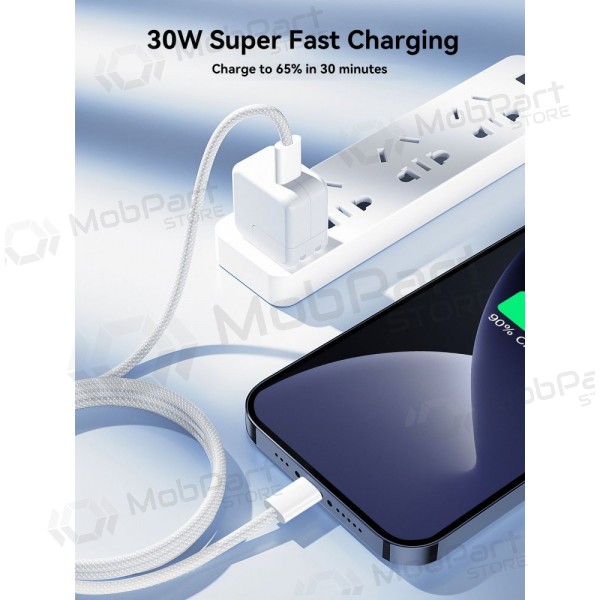 USB kabel Joyroom S-A45 USB-C to Lightning 30W 1.2m wit