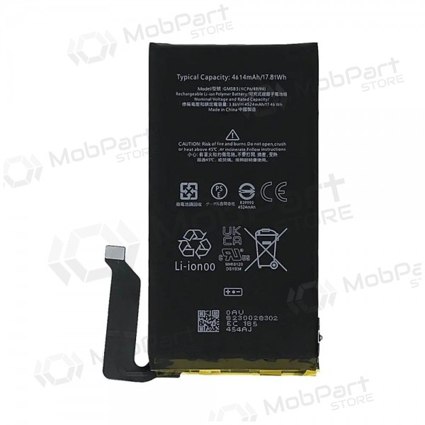 Google Pixel 6 batterij, akumuliatorius