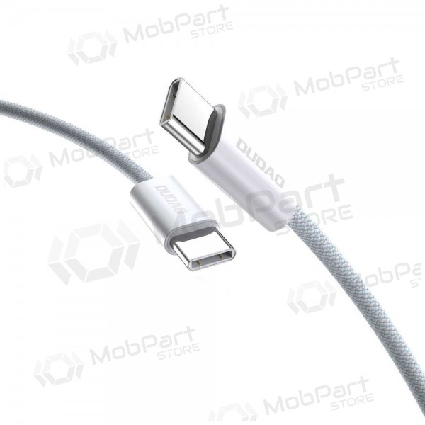 USB-C kabel Dudao L6C USB-C naar USB-C 1 m 60 W wit