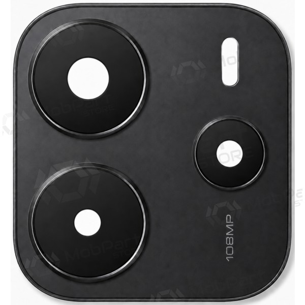 Cameraglas met frame voor Xiaomi Redmi Note 14 4G (zwart)