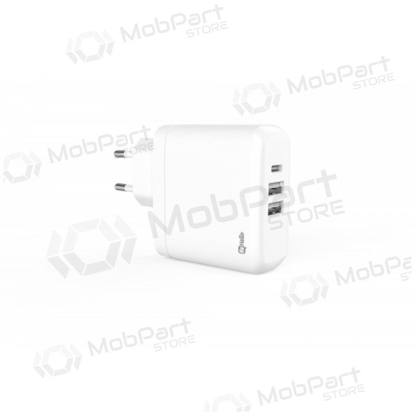 Lader BeHello USB-C 45W PD + 2 USB (wit)