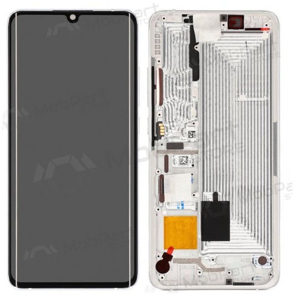 Xiaomi Mi Note 10 / Mi Note 10 Pro scherm (wit) (met een frame) (origineel)