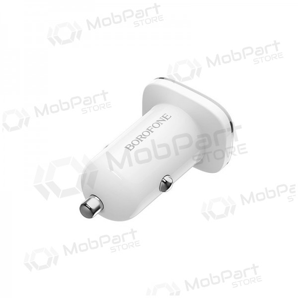 Lader automobilinis Borofone BZ12 x 2 USB (2.4A) (wit)