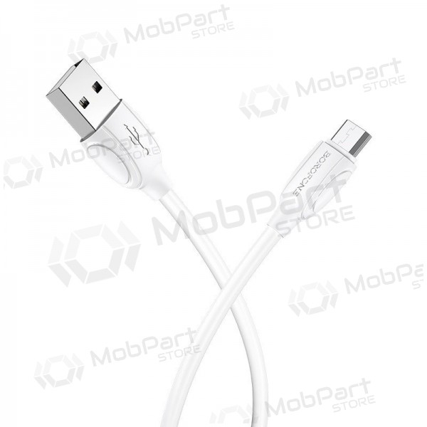 USB kabel Borofone BX19 USB-A to MicroUSB 1.0m wit