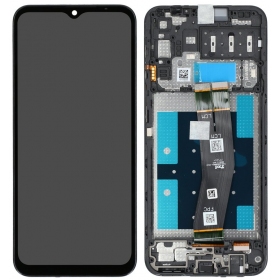 Samsung Galaxy A14 4G scherm (Black flex) (met frame) (Premium)