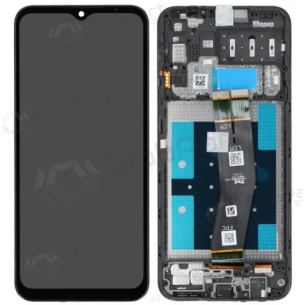 Samsung Galaxy A14 4G scherm (Black flex) (met frame) (Premium)