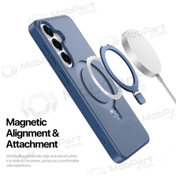 Samsung Galaxy S26 Ultra hoesje - Dux Ducis Yind Magnetic Stand (donkerblauw)