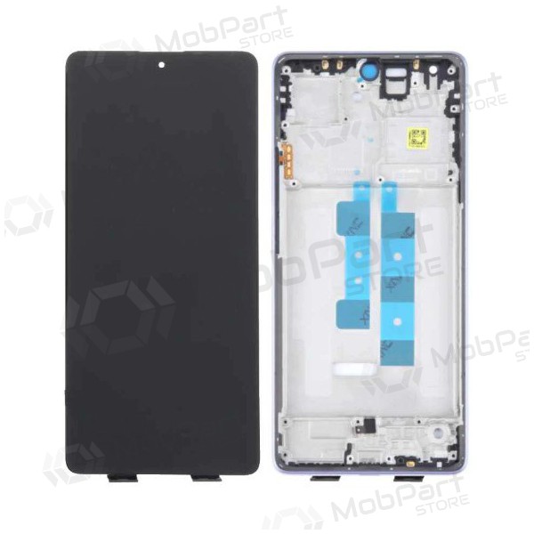 Xiaomi Poco M6 Pro 4G scherm (purpurinis) (met een frame) (origineel)