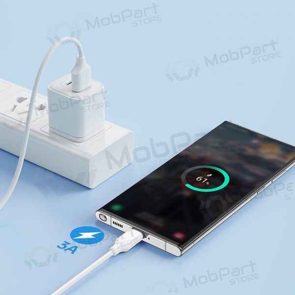 USB kabel Joyroom S-UC027A9 USB to Type-C 3A 1.0m zwart