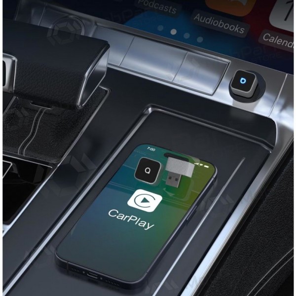 Draadloze CarPlay / Android Auto adapter Ottocast Mini Cube CP88-T2 zilver