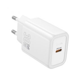 Telefoonoplader Hoco N62 30 W GaN USB-C wit