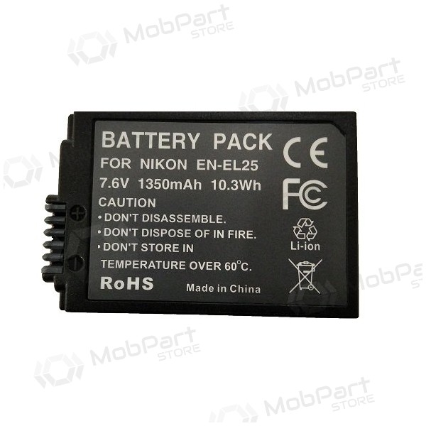 NIKON EN-EL25 1350mAh foto batterij / accu
