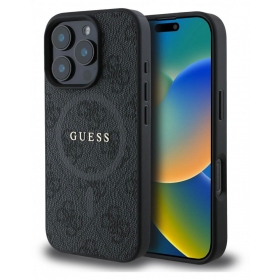 Apple iPhone 16 Pro Max hoesje - Guess PU Leather 4G Colored Ring MagSafe