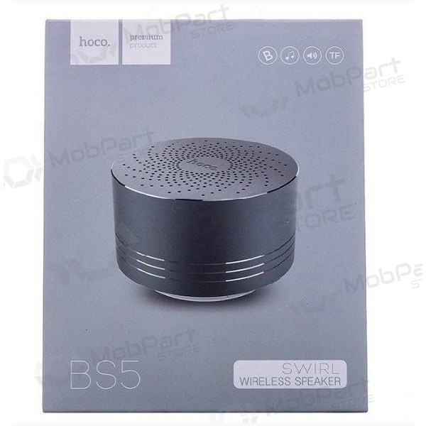 Bluetooth draagbare luidspreker HOCO BS5 (MicroSD, handsfree, AUX,FM) (grijs)