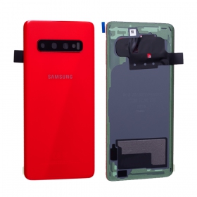 Samsung G973 Galaxy S10 achterkant rood (Cardinal Red) (gebruikt grade B, origineel)
