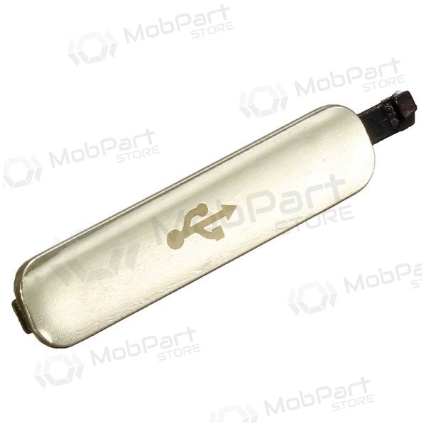 Samsung G900F Galaxy S5 charging socket cover (gouden)