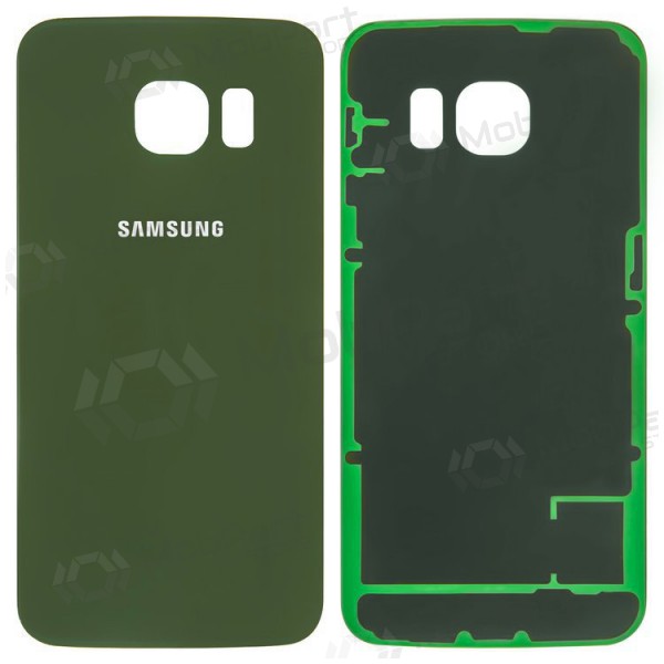 Samsung G925F Galaxy S6 Edge achterkant (Green Emerald) (service pack) (origineel)