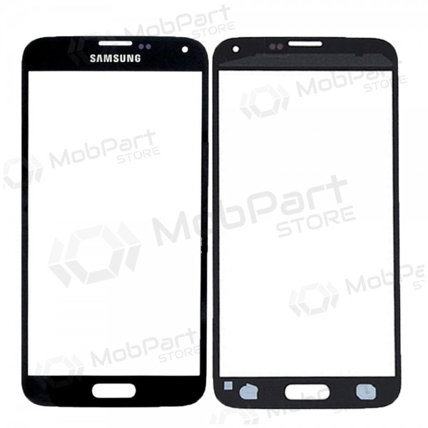 Samsung G900F Galaxy S5 Scherm glas (zwart) (for screen refurbishing)