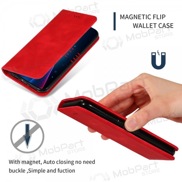 Samsung Galaxy A27 hoesje -Business Style- rood