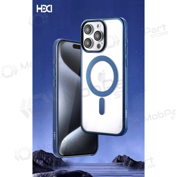 Hoesje HDD Electro MagSafe Case Apple iPhone 15 Pro blauw