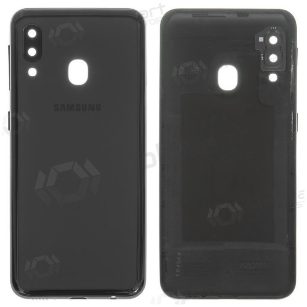 Samsung A202 Galaxy A20e 2019 achterkant (zwart) (gebruikt grade A, origineel)