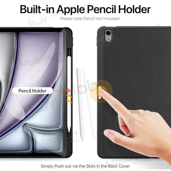 Apple iPad Air 13 (2024, 2025, 2026) hoesje - Dux Ducis Domo (zwart)
