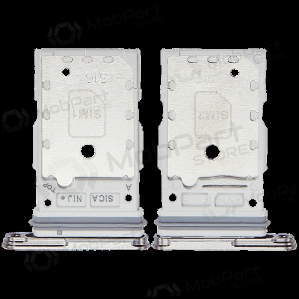 Samsung Galaxy S25, S25+ Dual SIM-kaarthouder (zilverachtig) (origineel)