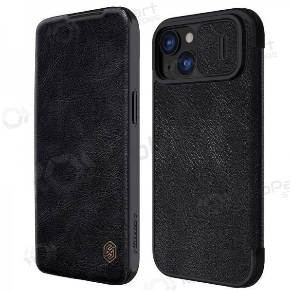 Apple iPhone 14 hoesje -Nillkin Leather- (zwart)
