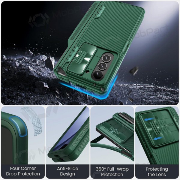 Samsung Galaxy Z Fold4 hoesje - Nillkin CamShield Pro (groen)